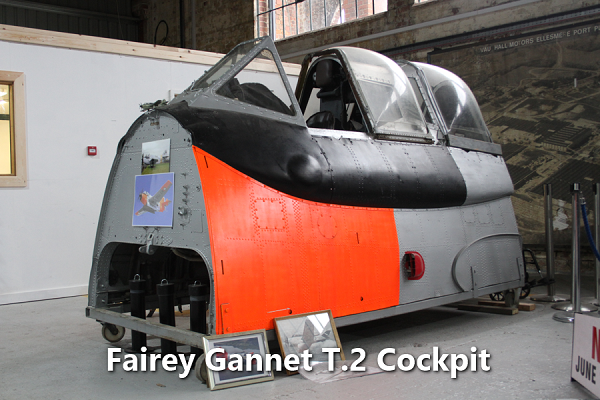 Fairey Gannet T.2 Cockpit, Hooton Park Hangars